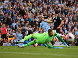 Manchester City vs Brighton: Aguero Dua Gol, Citizens Menang 4-0