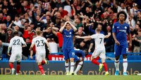 Chelsea, kini tertahan di posisi kesembilan dengan raihan lima poin.