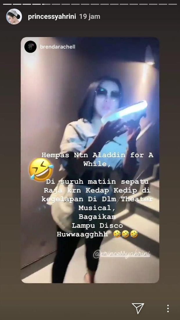 Insta Story Syahrini