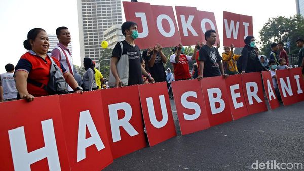 Aksi Dukungan Jokowi Harus Berani