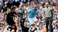 Partai pekan keempat Liga Inggris antara Manchester City vs Brighton digelar di Etihad Stadium, Sabtu (31/8/2019) malam WIB. REUTERS/Jon Super.