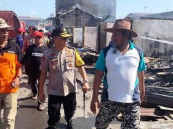 Kebakaran 117 Ruko di Pasar Topoyo Sulbar Dipicu Pertengkaran Suami-Istri