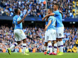 Bernardo Silva baru sekitar 17 detik masuk lapangan saat mencetak gol di sentuhan pertamanya. REUTERS/Jon Super.