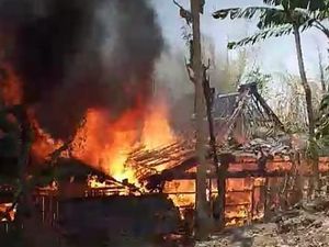 2 Rumah di Boyolali Ludes Dilalap Api, Kerugian Rp 150 juta