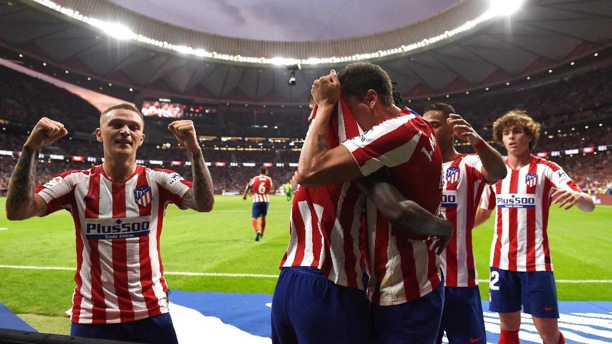 Atletico Madrid enggan bahas kans juara Liga Spanyol, meski menjalani start sempurna. Foto: Denis Doyle / Getty Images