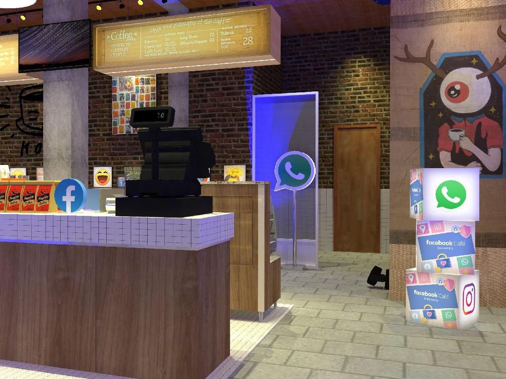 Makan Waffle Gratis Sambil Konsultasi soal Privasi di Facebook Cafe Makan Waffle Gratis Sambil Konsultasi soal Privasi di Facebook Cafe