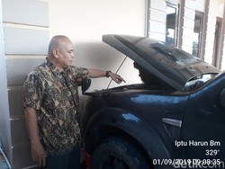 Mobil Ibrahim di Pekanbaru Dibakar Saat Parkir di Rumahnya