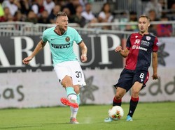Inter Milan bertanding melawan Cagliari di Sardegna Arena, Senin (2/9/2019) dinihari WIB. Enrico Locci/Getty Images.