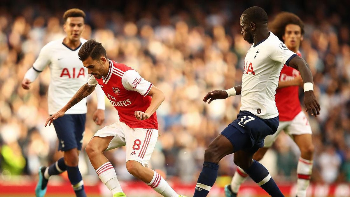 Tottenham berimbang dengan Arsenal 2-2 di Emirates Stadium. (Foto: Julian Finney/Getty Images)