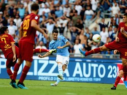 Pada babak kedua, Lazio berhasil menyamakan kedudukan lewat kaki Luis Alberto. Paolo Bruno/Getty Images.