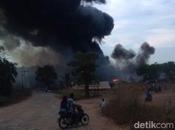 Tempat Penyulingan Minyak Illegal di Sumsel Terbakar, Satu Orang Luka