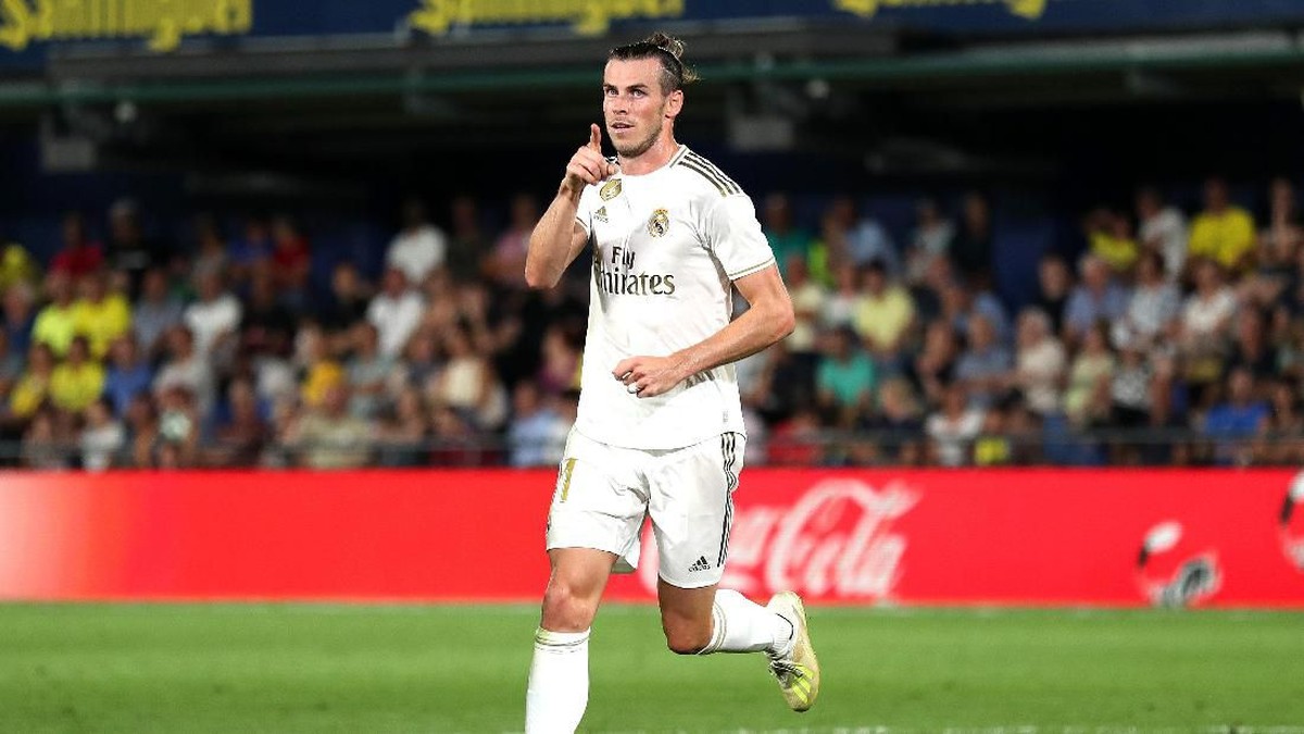 Gareth Bale mencetak dua gol saat Real Madrid diimbangi Villarreal (Foto: David Ramos/Getty Images)