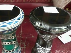 Sulap Rongsokan Jadi Rebana, Tukang Bakso Ini Raup Ratusan Juta per Bulan