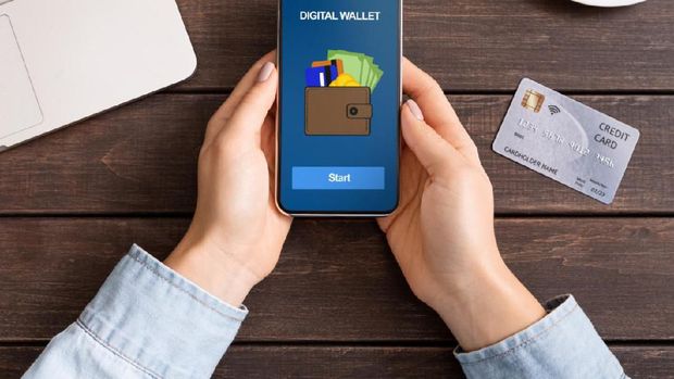 Ilustrasi dompet digital