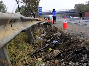 Suasana Terkini Tol Cipularang Usai Olah TKP Kecelakaan Maut
