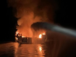 Korban Tewas Kapal Terbakar dan Tenggelam di California Jadi 25 Orang