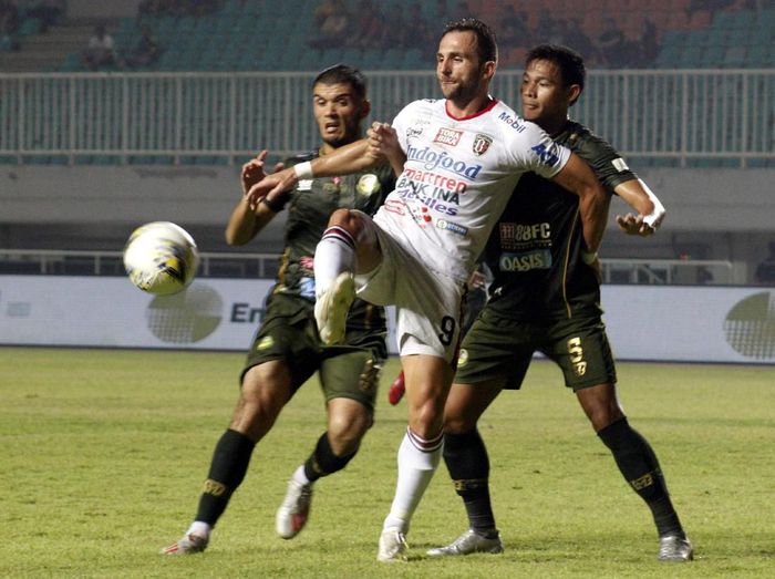 Ilija Spasojevic tak mau Bali United lengah di Liga 1. (Foto: Yulius Satria Wijaya/Antara) Ilija Spasojevic tak mau Bali United lengah di Liga 1. (Foto: Yulius Satria Wijaya/Antara)