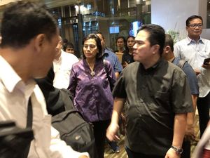 Saat Menkeu Sri Mulyani & Erick Thohir Nonton Gundala