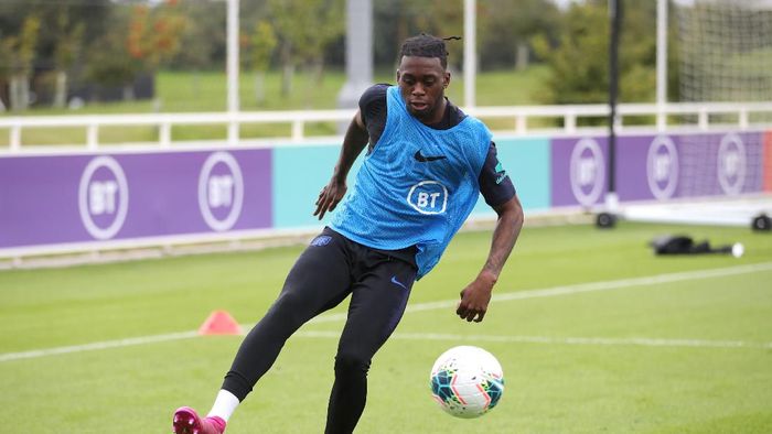 Aaron Wan-Bissaka dicoret dari timnas Inggris akibat cedera punggung (Foto: Reuters/Carl Recine/) Aaron Wan-Bissaka dicoret dari timnas Inggris akibat cedera punggung (Foto: Reuters/Carl Recine/)