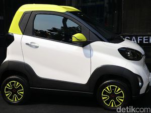 Mobil Listrik Mungil Wuling E100 Hadir di Jakarta
