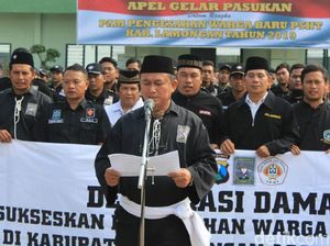 Antisipasi Bentrokan, 500 Petugas Amankan Pengesahan Warga Baru PSHT Lamongan