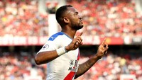 Setiap pahlawan kemenangan layak masuk daftar ini. Striker Crystal Palace Jordan Ayew menciptakan gol kemenangan timnya atas Aston Villa 1-0. Foto: Jan Kruger / Getty Images