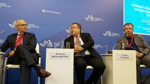 Saat Menteri Bappenas Bersua dengan Vladimir Putin