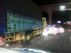 Kecelakaan Libatkan Mobil Patroli di Tol Ciledug, Satu Orang Tewas