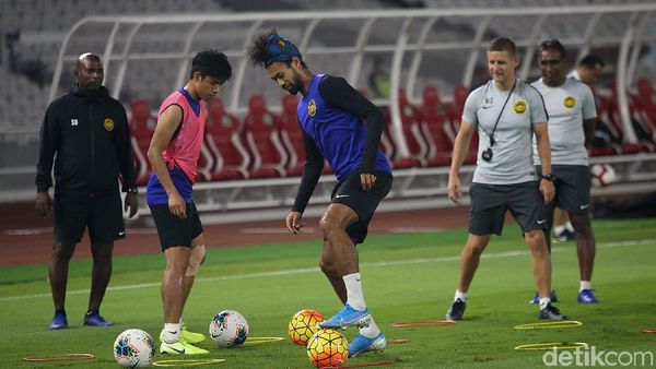 Timnas Malaysia Jalani Latihan di GBK