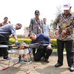 Percepat Tanam di Musim Kemarau, Kementan Tebar Benih Pakai Drone