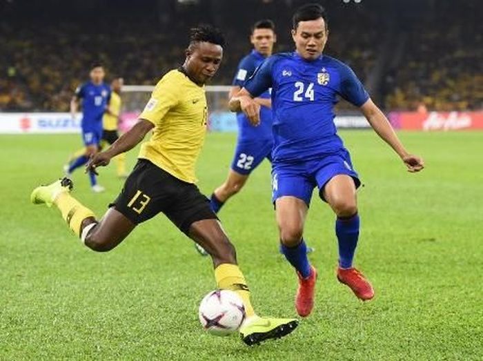 Pemain Timnas Malaysia, Mohamadou Sumareh. (Foto: Mohd Rasfan/AFP) Pemain Timnas Malaysia, Mohamadou Sumareh. (Foto: Mohd Rasfan/AFP)