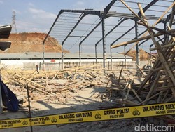 Tembok Bangunan Roboh, 7 Pekerja Luka-luka di Semarang