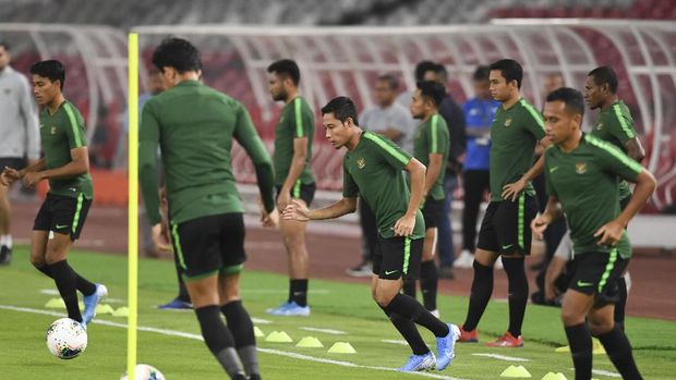 Evan Dimas jadi salah satu pemain senior yang ikut serta dalam Timnas Indonesia U-23.