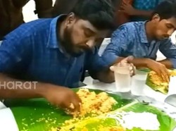 Super Cepat! Pria Ini Melahap 1 Kg Biryani dalam 9 Menit Saja