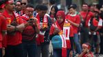 Suporter Timnas Indonesia Merahkan GBK
