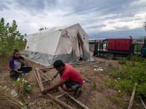 Jeritan Hati Korban Gempa Palu di Tenda Darurat, Waswas Dihantui Corona Jeritan Hati Korban Gempa Palu di Tenda Darurat, Waswas Dihantui Corona