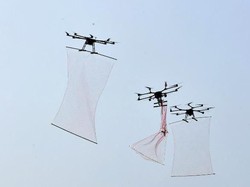 China Bikin Drone Spiderman yang Bisa Berburu dan Lumpuhkan Pesawat