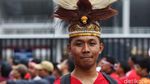 Suporter Timnas Indonesia Merahkan GBK