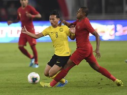Indonesia Ungguli Malaysia 2-1 di Babak Pertama