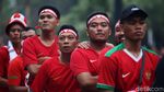 Suporter Timnas Indonesia Merahkan GBK