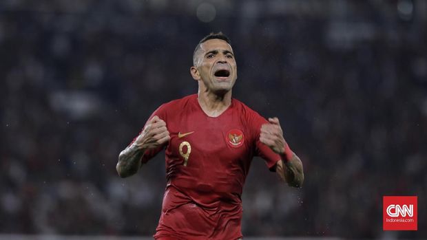 Beto Goncalves berhasil mencetak dua gol ke gawang Malaysia namun gagal membawa Indonesia menang.