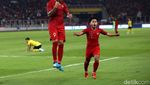 Skuat Garuda Ungguli Malaysia di Babak Pertama