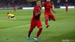 Skuat Garuda Ungguli Malaysia di Babak Pertama