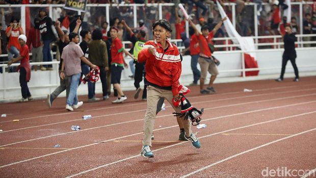 Kronologi Ricuh Suporter di Laga Indonesia Vs Malaysia
