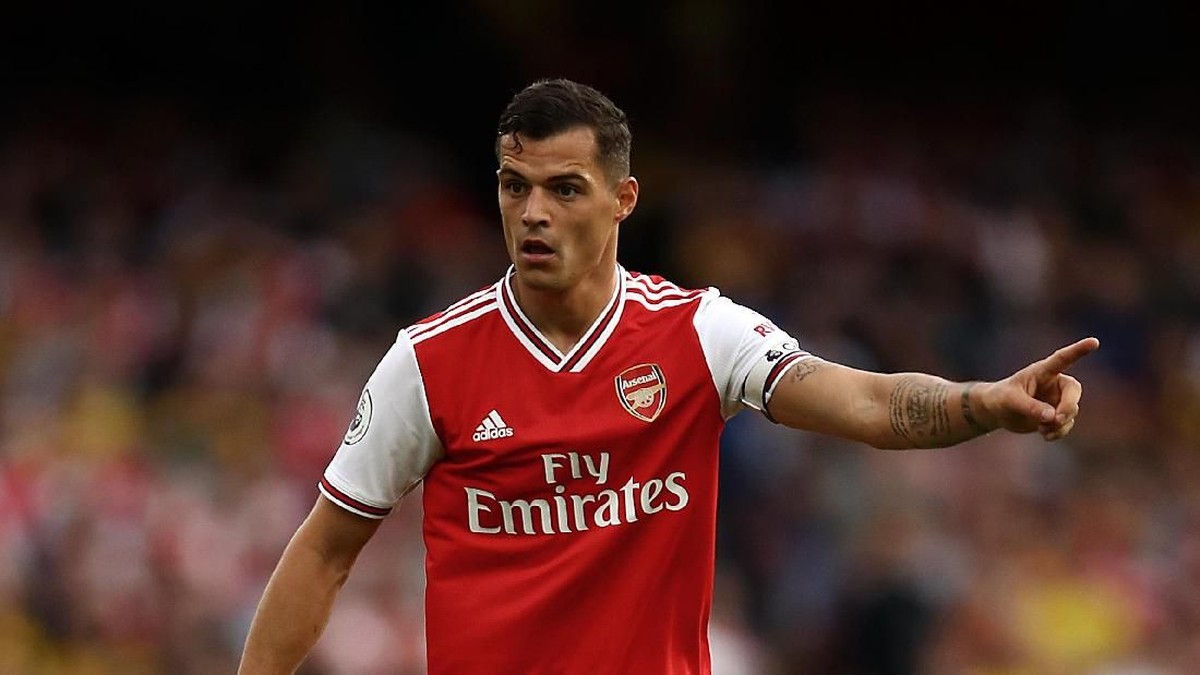 Granit Xhaka pulang dari tugas negara dengan cedera. (Foto: Julian Finney / Getty Images)