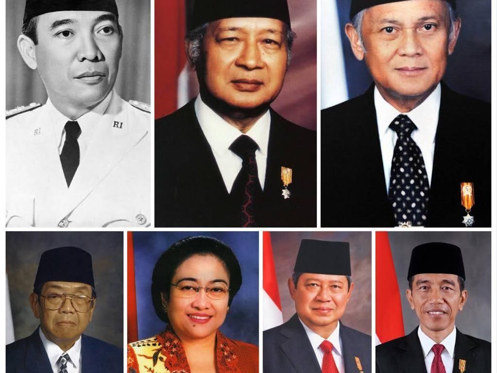 Urutan Presiden dan Wakil Presiden Indonesia Lengkap dengan Masa Jabatannya