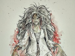 Sosok Pocong Gundul Gerayangi Ilustrator Kisah Tanah Jawa
