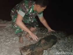 Seorang Pemancing Temukan Mortir Berkarat Sepanjang 1 Meter