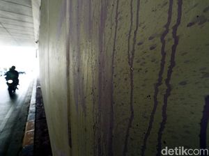 Baru Saja Dipercantik, Terowongan Kebayoran Baru Sudah Penuh Coretan