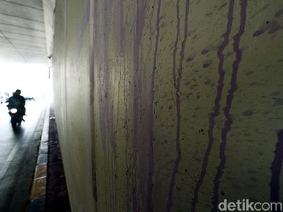 Baru Saja Dipercantik, Terowongan Kebayoran Baru Sudah Penuh Coretan